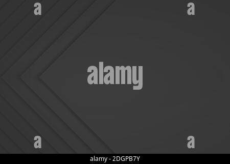 Abstrakter weißer Hintergrund mit Linien - 3D Illustration Stockfoto
