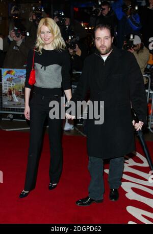 Claudia Schiffer und Matthew Vaughan kommen zur Premiere von Along Came Polly. Stockfoto