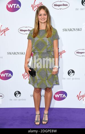 Barbora Krejcíkova Teilnahme an der jährlichen WTA Pre Wimbledon Party 2017 in den Roof Gardens, Kensington, London Stockfoto