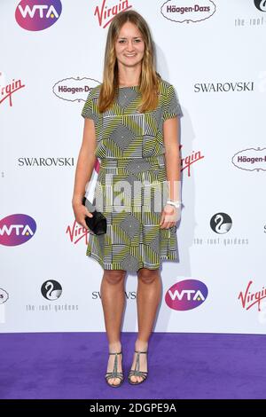 Barbora Krejcíkova Teilnahme an der jährlichen WTA Pre Wimbledon Party 2017 in den Roof Gardens, Kensington, London Stockfoto