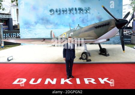 Sir Kenneth Branagh bei der Weltpremiere von Dunkirk, die im Odeon-Kino am Leicester Square in London stattfand. Das Copyright für Fotos sollte Doug Peters/EMPICS Entertainment lauten Stockfoto