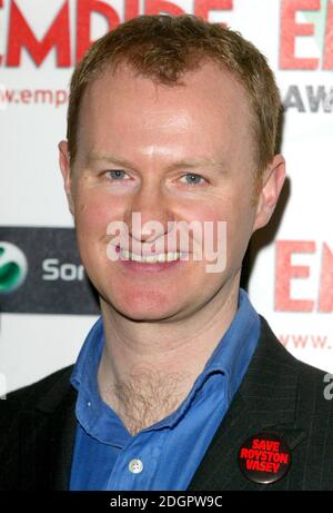 Mark Gatiss von der League of Gentlemen bei den Empire Film Awards 2005, The Guildhall, City of London. Doug Peters/allactiondigital.com Stockfoto