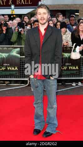 Chad Michael Murray bei der Europapremiere von House of Wax, Leicester Square, London. Doug Peters/allactiondigital.com Stockfoto