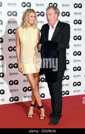 Jeremy Clarkson und Lisa Hogan bei den GQ Men of the Year Awards 2017 in der Tate Modern, London. Bildnachweis sollte lauten: Doug Peters/Empics Entertainment Stockfoto