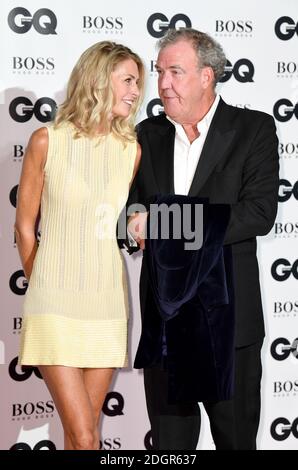 Jeremy Clarkson und Lisa Hogan bei den GQ Men of the Year Awards 2017 in der Tate Modern, London. Bildnachweis sollte lauten: Doug Peters/Empics Entertainment Stockfoto