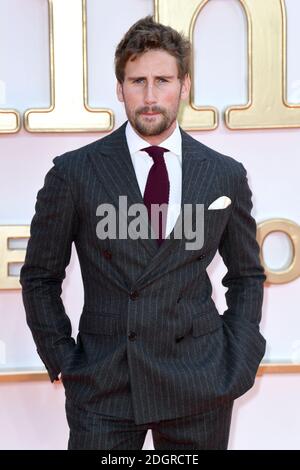 Edward Holcroft bei der Weltpremiere von Kingsman: The Golden Circle in den Kinos Odeon und Cineworld, Leicester Square, London. Bilddatum: Montag 18. September 2017. Bildnachweis sollte lauten: Doug Peters/Empics Entertainment Stockfoto