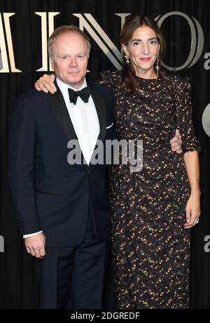 Jason Watkins und Clara Francis nehmen an der Luminous Fundraising-Gala des BFI Teil, die in der Guildhall, London, stattfand. Bilddatum: Dienstag, 3. Oktober 2017. Bildnachweis sollte lauten: Doug Peters/EMPICS Entertainment Stockfoto