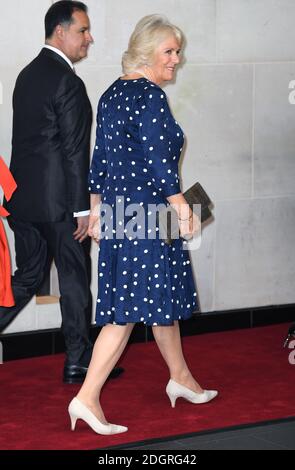 HRH Camilla, Herzogin von Cornwall bei der Ankunft beim Women of the Year Lunch and Awards, The InterContinental Hotel, London. Bildnachweis sollte lauten: Doug Peters/EMPICS Entertainment Stockfoto