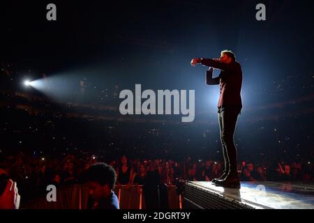 James Arthur auf der Bühne während des ersten Tages des Capital's Jingle Bell Ball 2017 mit Coca-Cola in der O2 Arena, London Stockfoto