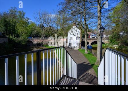 Worsley Delph und Nailmakers Cottage Stockfoto