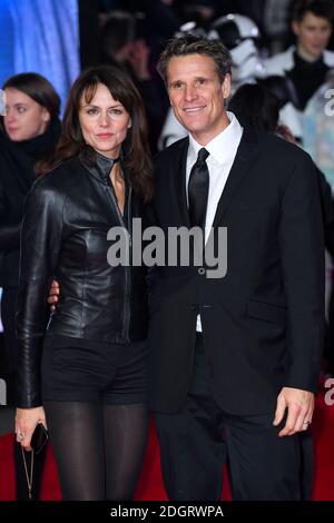 Beverley Turner und James Cracknell bei der europa-Premiere von Star Wars: The Last Jedi in der Royal Albert Hall, London. Bildnachweis sollte lauten: Doug Peters/EMPICS Entertainment Stockfoto