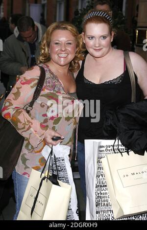 Wendi Peters und Jennie McAlpine. Stockfoto