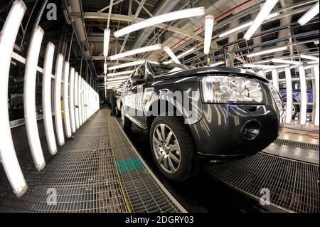 Jaguar Land Rover Halewood Karosserie Und Montage, Merseyside Stockfoto