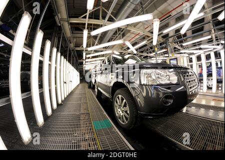 Jaguar Land Rover Halewood Karosserie Und Montage, Merseyside Stockfoto