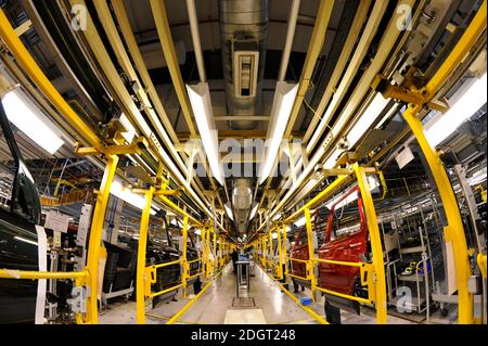 Jaguar Land Rover Halewood Karosserie Und Montage, Merseyside Stockfoto