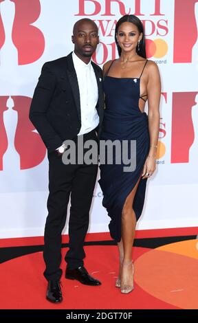 Azuka Ononye und Alesha Dixon bei den Brit Awards in der O2 Arena, London. Bildnachweis sollte lauten: Doug Peters/EMPICS Entertainment NUR REDAKTIONELLE VERWENDUNG Stockfoto