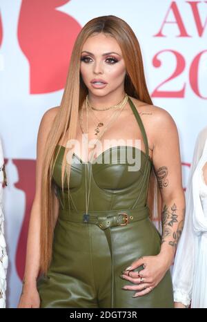 Jesy Nelson bei den Brit Awards in der O2 Arena, London. Bildnachweis sollte lauten: Doug Peters/EMPICS Entertainment NUR REDAKTIONELLE VERWENDUNG Stockfoto