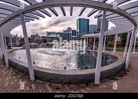 Charlotte North carolina wachsende Stadt in North carolina Stockfoto