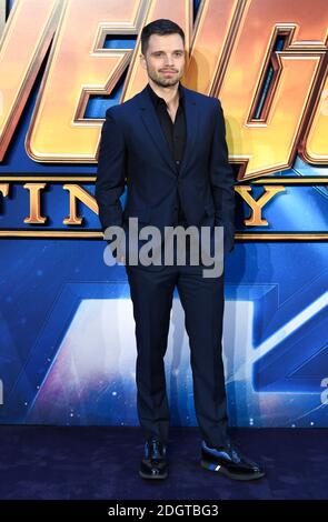 Sebastian Stan Arriving at the Avengers Infinity war UK Fan Event, London Television Studios, West London Bildnachweis sollte lauten: Doug Peters EMPICS Entertainment Stockfoto