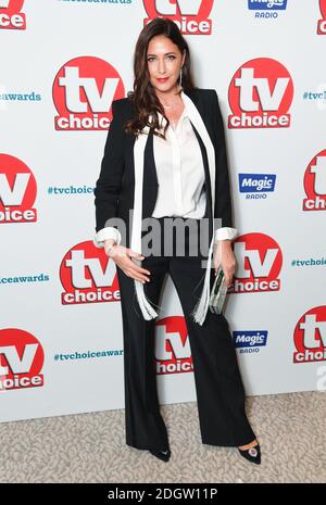 Lisa Snowden bei den TV Choice Awards 2018 im Dorchester, Park Lane, London. Bildnachweis sollte lauten: Doug Peters/EMPICS Stockfoto