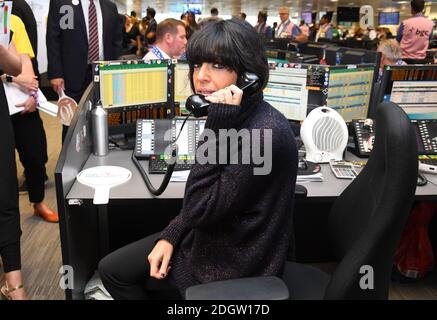 Claudia Winkleman während des 14. Jährlichen BGC Charity Day bei BGC Partners, One Churchill Place, London. Bildnachweis sollte lauten: Doug Peters/EMPICS Stockfoto