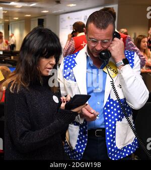 Claudia Winkleman während des 14. Jährlichen BGC Charity Day bei BGC Partners, One Churchill Place, London Stockfoto