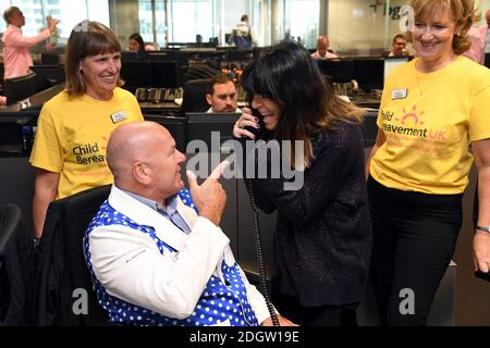 Claudia Winkleman während des 14. Jährlichen BGC Charity Day bei BGC Partners, One Churchill Place, London Stockfoto