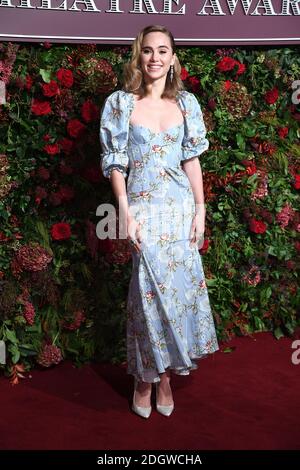 Suki Waterhouse nimmt an den Evening Standard Theatre Awards 2018 im Theatre Royal, Drury Lane in Covent Garden, London Teil. Einschränkungen: Nur Für Redaktionelle Zwecke Stockfoto