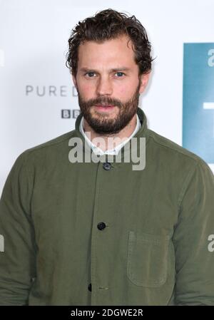 Jamie Dornan nimmt an einer Vorführung für das neue BBC-Drama Death and Nightingales im Soho Hotel, London, Teil. Bildnachweis sollte lauten: Doug Peters/EMPICS Stockfoto