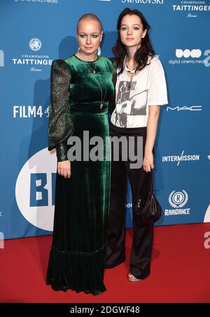 Samantha Morton und ihre Tochter Esme Creed-Miles nehmen an den 21. British Independent Film Awards Teil, die im Old Billingsgate, London, stattfinden. Bilddatum: Sonntag, 2. Dezember 2018. Bildnachweis sollte lauten: Doug Peters/EMPICS Entertainment Stockfoto