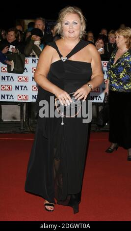 Sue Cleaver bei der Ankunft bei den National Television Awards 2006 in der Royal Albert Hall, London. Stockfoto