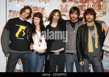 Juliette Lewis und die Licks bei einer Pressekonferenz im Bella Center für die MTV European Awards 2006, Kopenhagen, Dänemark am 1. November 2006. Doug Peters/EMPICS Entertainment Stockfoto