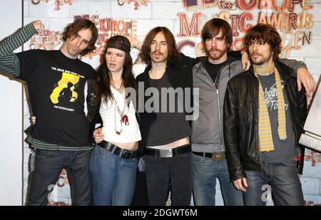 Juliette Lewis und die Licks bei einer Pressekonferenz im Bella Center für die MTV European Awards 2006, Kopenhagen, Dänemark am 1. November 2006. Doug Peters/EMPICS Entertainment Stockfoto