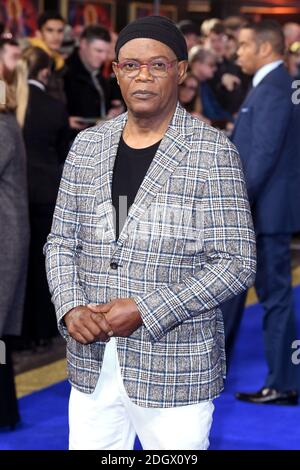 Samuel L. Jackson bei der Europa-Premiere von Captain Marvel im Curzon Mayfair, London. Bild Kredit sollte lesen: Doug Peters/EMPICS Entertainment Stockfoto