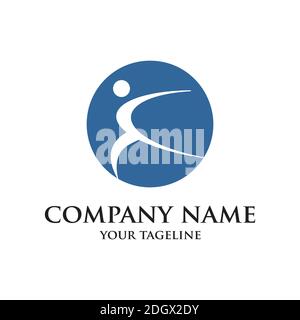 Symbol Design Illustration Logo man Symbol Vorlage. Stock Vektor
