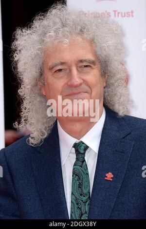 Brian May an der Nationalen Prince's Trust und TK Maxx & Homesense Awards 2019 im London Palladium statt. Stockfoto