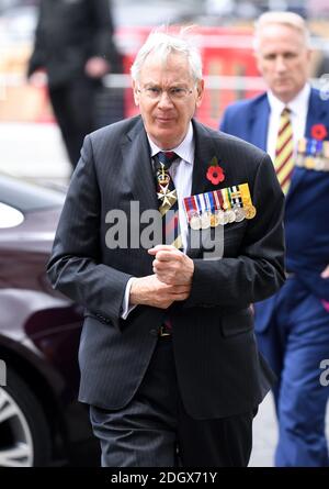 Der Herzog von Gloucester nimmt an der Anzac Day Service of Comemoration and Thanksgiving in Westminster Abbey, London. Bildnachweis sollte lauten: Doug Peters/EMPICS Stockfoto