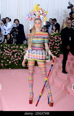 Cara Delevingne besucht die Metropolitan Museum of Art Costume Institute Benefit Gala 2019 in New York, USA.Bildnachweis sollte lesen: Doug Peters/EMPICS Stockfoto