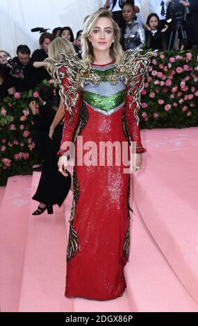 Saoirse Ronan beim Metropolitan Museum of Art Costume Institute Benefit Gala 2019 in New York, USA.Bildnachweis sollte lesen: Doug Peters/EMPICS Stockfoto