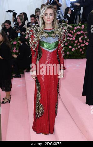 Saoirse Ronan beim Metropolitan Museum of Art Costume Institute Benefit Gala 2019 in New York, USA.Bildnachweis sollte lesen: Doug Peters/EMPICS Stockfoto
