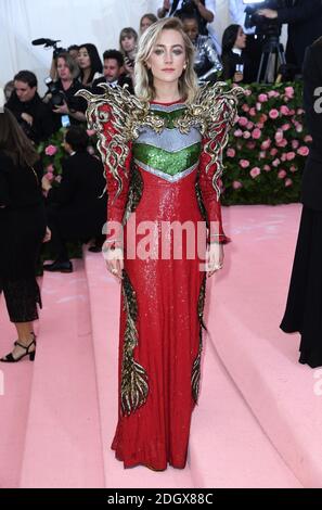 Saoirse Ronan beim Metropolitan Museum of Art Costume Institute Benefit Gala 2019 in New York, USA.Bildnachweis sollte lesen: Doug Peters/EMPICS Stockfoto