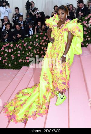 Serena Williams beim Metropolitan Museum of Art Costume Institute Benefit Gala 2019 in New York, USA.Bildnachweis sollte lesen: Doug Peters/EMPICS Stockfoto