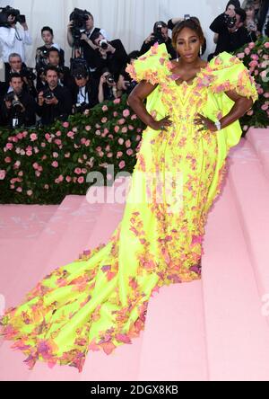 Serena Williams beim Metropolitan Museum of Art Costume Institute Benefit Gala 2019 in New York, USA.Bildnachweis sollte lesen: Doug Peters/EMPICS Stockfoto