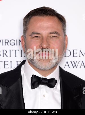 David Walliams im Pressesaal während der Virgin Media BAFTA TV Awards, die in der Royal Festival Hall in London verliehen wurden. Bildnachweis sollte lauten: Doug Peters/EMPICS Stockfoto