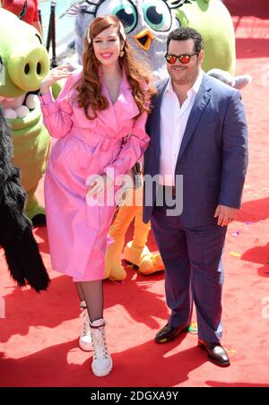 Sonia Plakidyuk und Josh Gad beim Angry Birds Movie 2, Carlton Hotel Pier, Cannes. Teil des Festival du Film 72. Bildnachweis sollte lauten: Doug Peters/EMPICS Stockfoto