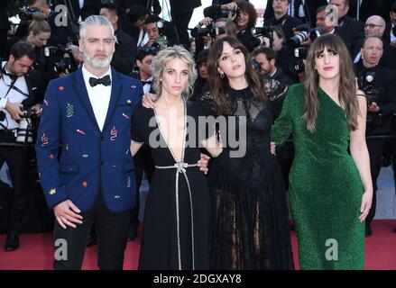 Anne-Elizabeth Bosse, Monia Chokri, Nancy Grant und Sylvain Corbeil kommen während der 72. Filmfestspiele von Cannes beim Les Miserables Gala Screening, dem Palais des Festivals, an. Bildnachweis sollte lauten: Doug Peters/EMPICS Stockfoto