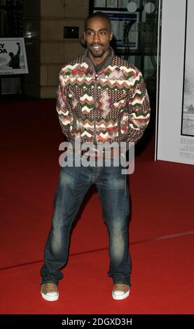 Simon Webbe kommt zur britischen Premiere von Rocky Balboa am 16. Januar 2007 im Vue Leicester Square im Zentrum von London an. Stockfoto