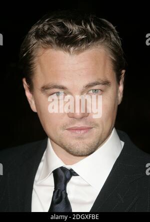 Leonardo DiCaprio bei der Europa-Premiere von 'Blood Diamond' im Odeon Cinema am Leicester Square, im Zentrum von London, am 23. Januar 2007. Stockfoto