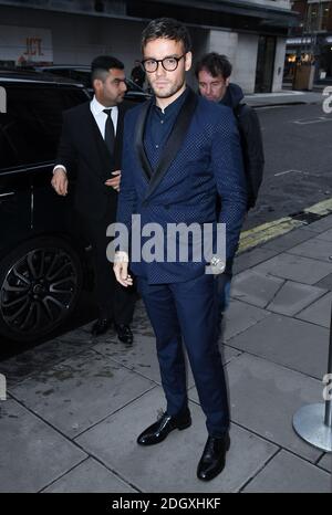 Liam Payne Ankunft beim britischen GQ Private Dinner, das von Dylan Jones und Liam Payne veranstaltet wird, um die London Fashion Week Men's in der Berners Tavern, London zu feiern. Bild Kredit sollte lesen: Doug Peters/EMPICS Stockfoto