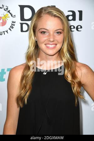 Katie Swan nimmt an der Dubai Duty Free WTA Summer Party im Jumeirah Carlton Tower Hotel, London Teil. Bildnachweis sollte lauten: Doug Peters/EMPICS Stockfoto